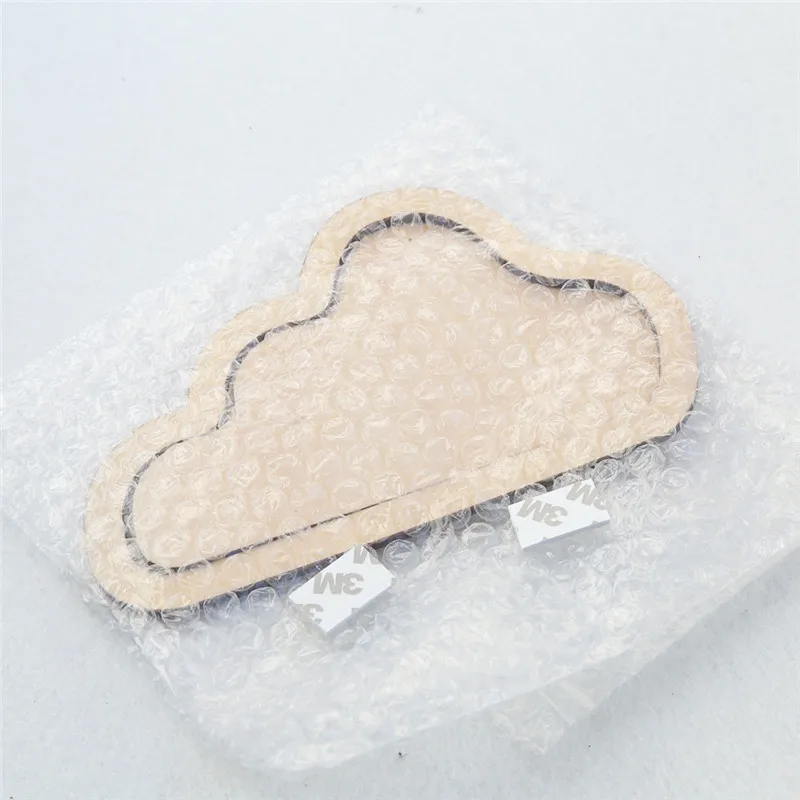 Cloud Скандинавская Луна Кролик Банни деревянная Настенная Наклейка Декор DIY дерево ремесло украшение для детей детская кровать детская комната дизайн подарки - Цвет: Cloud