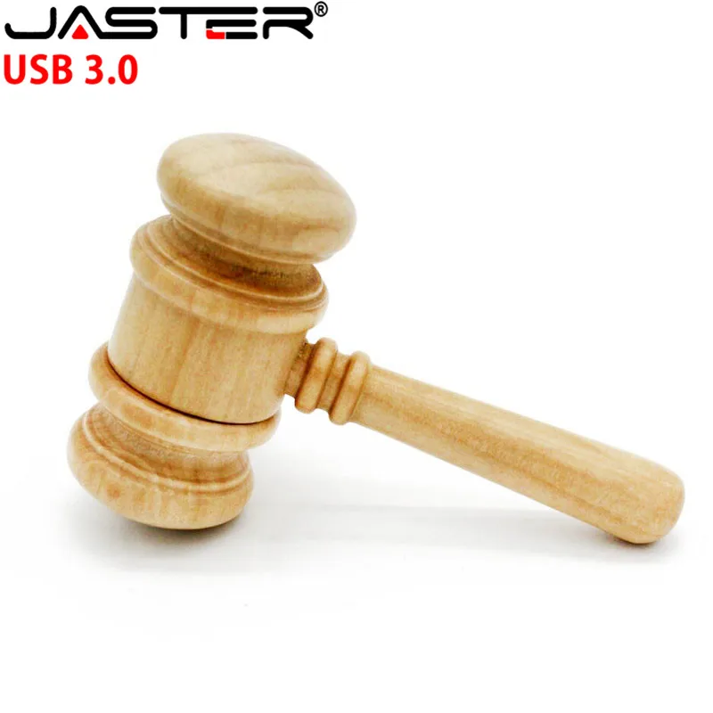 JASTER USB 3,0 деревянный USB флеш-накопитель judge hammer 4 ГБ 8 ГБ 16 ГБ 32 ГБ 64 Гб карта памяти usb креативный подарок