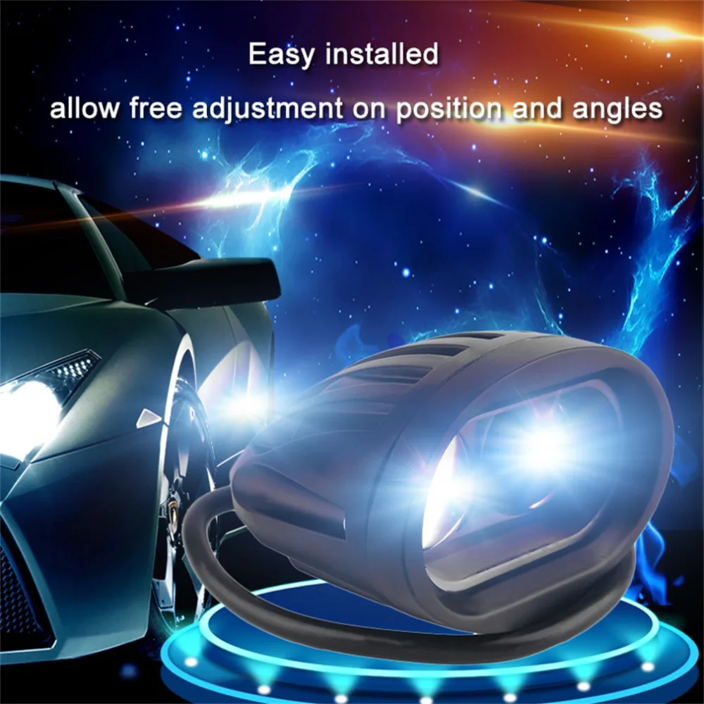 Новинка 1 комплект детский 4D 20W 6500K 8000lm автомобильный stying светодиодный рабочий