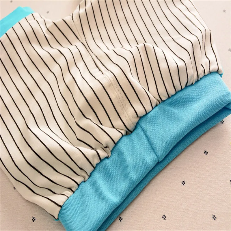 Kids Summer O-neck Cartoon Style Vest Stripe Shorts Sport Suit toddler boy clothes children clothing set | Детская одежда и обувь
