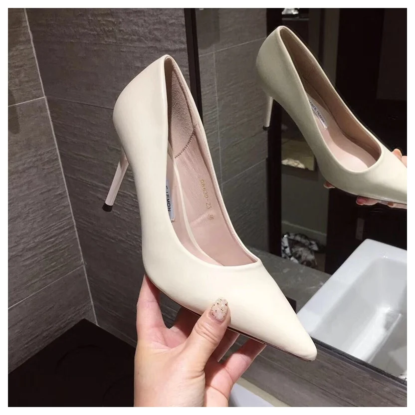 DONLEE QUEEN Female Women Pumps Sexy High Thin Heel Pointed Toe Shallow Shoes For Party Wedding Shoe Lady Pumps zapatos de mujer