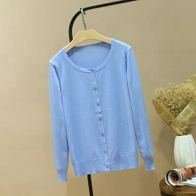 Новинка 2020 Модный женский свитер куртка вязаный кардиган повседневный