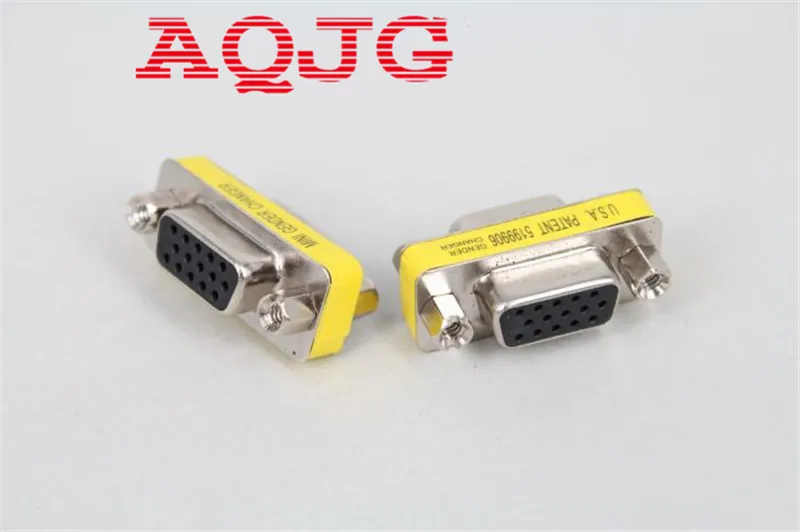 DB15 адаптер Папа-мама разъем VGA pin для видео адаптера компьютера кабели 15pin женский