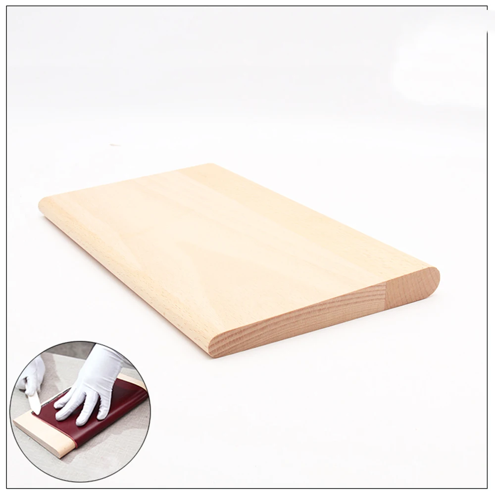 

DIY leather craft inner and outer stick wood assistant tool 250x150mm 12/18mm thick
