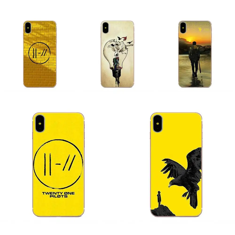 Мягкая Мобильная аниме группа Twenty One Pilots для Apple iPhone 4 4S 5 5C 5S SE 6 6S 7 8 Plus X XS Max