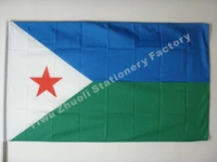 djibouti flag 150x90cm 3x5ft 115g 100d polyester double stitched high quality free shipping moq at one piece gabuutih