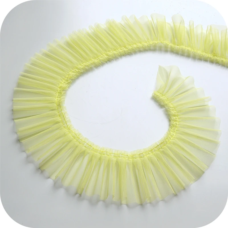Yellow 10 см в ширину,, современная вышивка, цветок, тюль, кружевная ткань, отделка, лента, сделай сам, для шитья, кружево, аппликация, воротник, кисточка, свадебное украшение - Цвет: Yellow