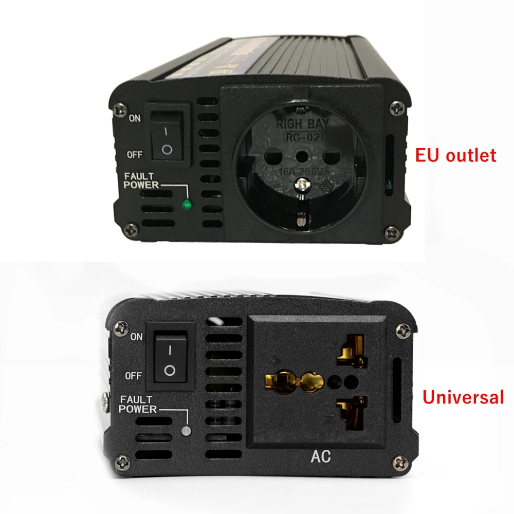 WORKSTAR пик 1000 Вт Чистая синусоида Инвертор DC 12 В/24 В до AC220V 50 Гц преобразователь напряжения инвертор солнечной системы инвертор