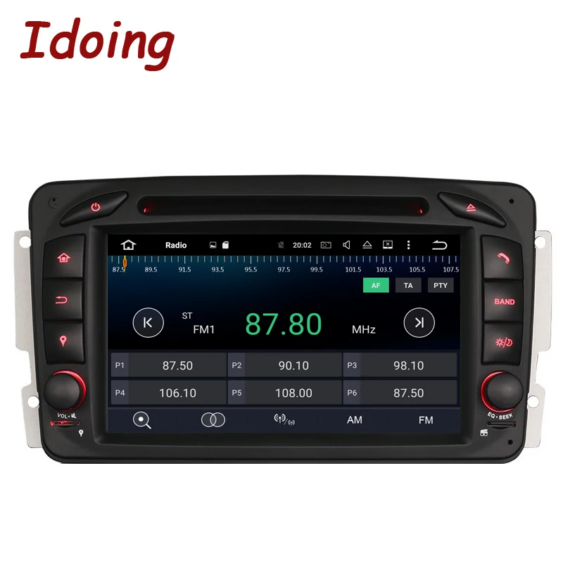 Idoing 2Din руль для Mercedes/Benz/W209/203 Android 7 1 автомобильный DVD мультимедийный видео плеер HD