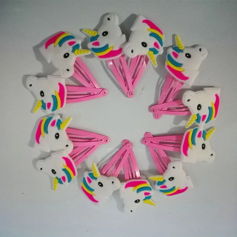 I 12PCS 12 шт./компл. эластичные резинки для волос в форме единорога Hairpi на детей и девочек, Женские аксессуары для волос Веревка Головные уборы аксессуары для волос повязка на голову - Цвет: I 12PCS