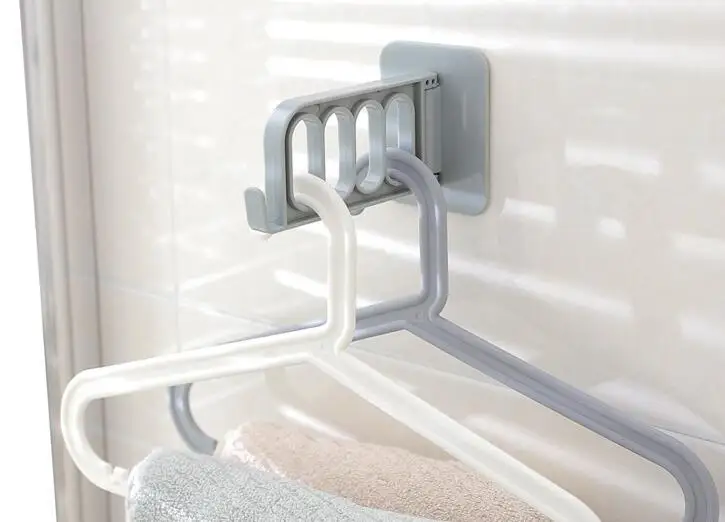 Пластиковый крючок с четырьмя отверстиями 1 шт. вешалка для двери шкафа освещение