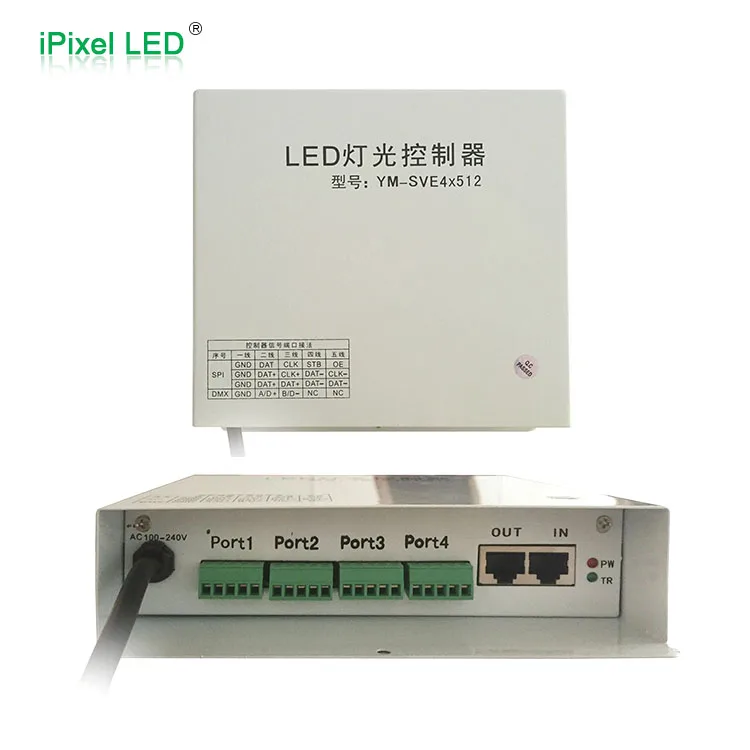 DMX512 светодиодный контроллер для светодиодной ленты светодиодных пикселей