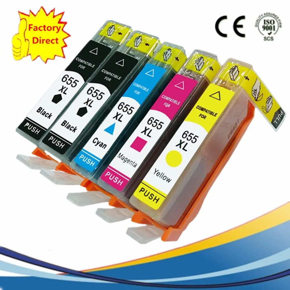 655XL Φ для струйного принтера HP655 HP655XL Deskjet Ink Advantage 3525 4615 4625 5525 6520 6525|Чернильные