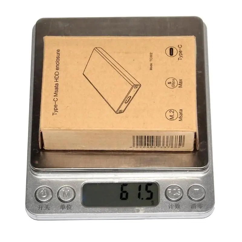 USB3.1 USB-C type C Высокоскоростной MSATA для SSD корпус жесткий диск коробка кабель HDD док-станция жесткий диск корпус