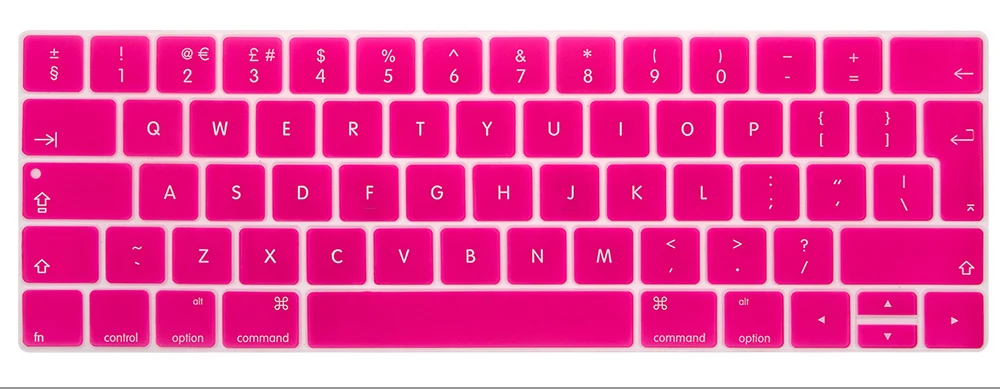 Евро версия английская клавиатура обложка кожа для 2016 Новый MacBook Pro 13 &quot15&quot Retina