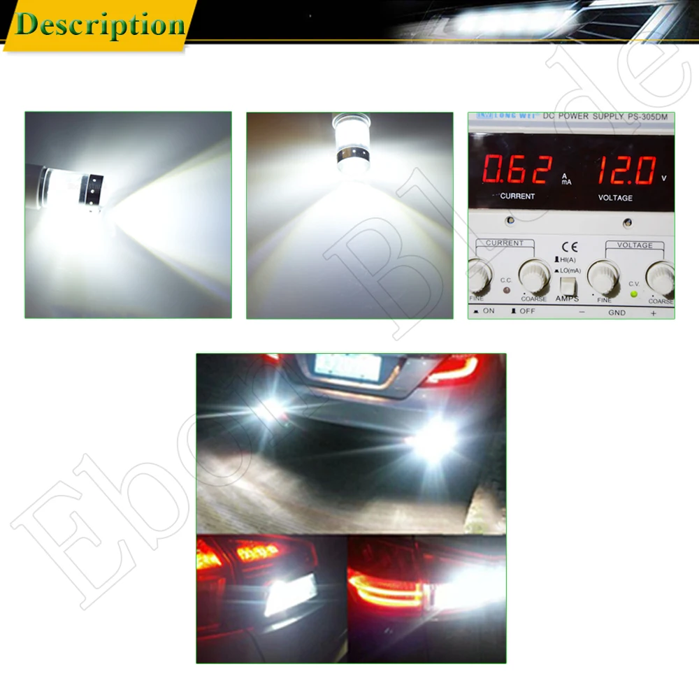 2 шт. T20 7443 7440 автомобильная светодиодная лампа W21/5 Вт W21 5 w21вт авто DRL поворотные