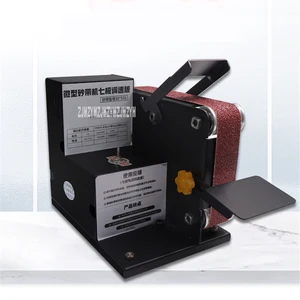 Ленточный шлифовальный станок, Электрический мини-ленточный шлифовальный станок, Настольная маленькая ленточная машина с 10 лентами для песка