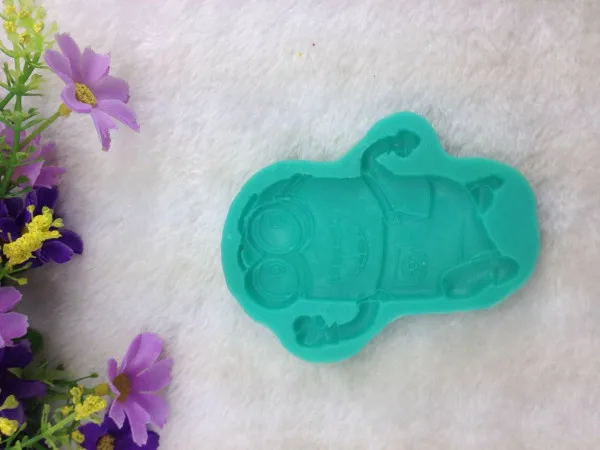 Новинка Гадкий я Миньоны DIY силиконовые формы для помадки на торт шоколадная Форма Мыло плесень кухонный инструмент для выпечки силиконовая форма FM720