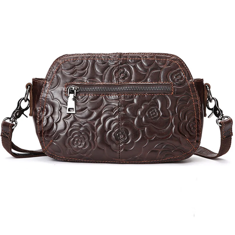 Женская сумка мессенджер из натуральной кожи роскошный винтажный саквояж на