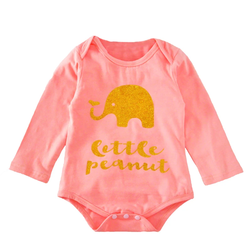 Детские комбинезоны SOSOCOER цельный комбинезон для новорожденных С Рисунком Слона