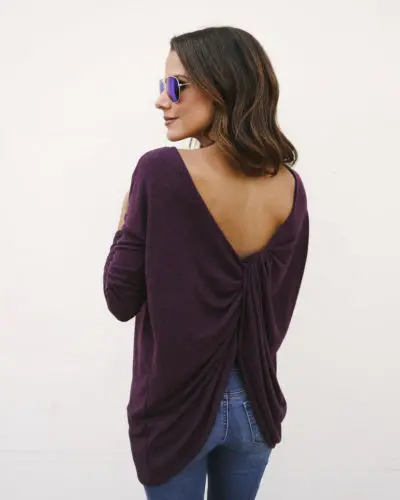 CANIS с круглым вырезом модная женская Свободная Повседневная рубашка длинным