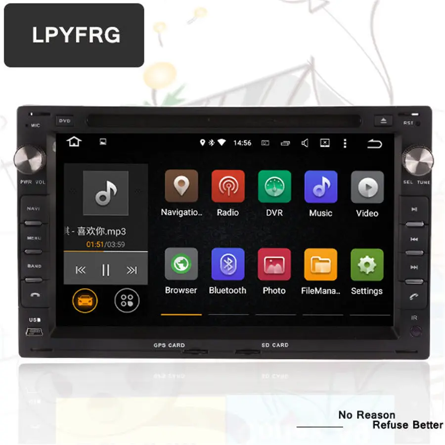 Android 7 1 автомобильный DVD плеер 2 Din GPS для VW PASSAT B5 BORA TRANSPORTER GOLF 4 Polo /MK3/MK4 SHARAN