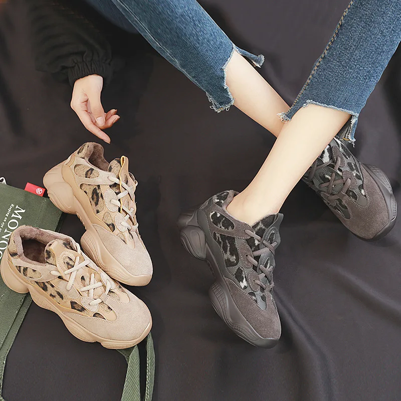Zapatos de mujer; Повседневная обувь; женские модные брендовые кроссовки на платформе; леопардовая женская обувь; chaussure; сезон осень; Новинка; женская обувь для отдыха