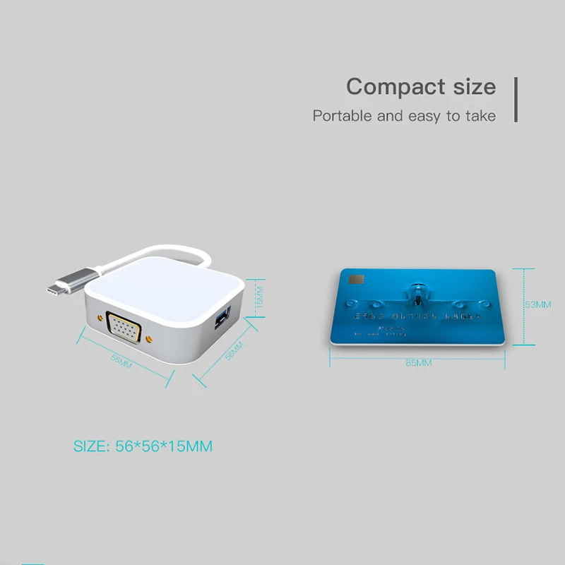 C-BOX Тип usb C все в одном USB-C VGA USB3.0 PD зарядки для MacBook samsung Galaxy S8 Коврики 10