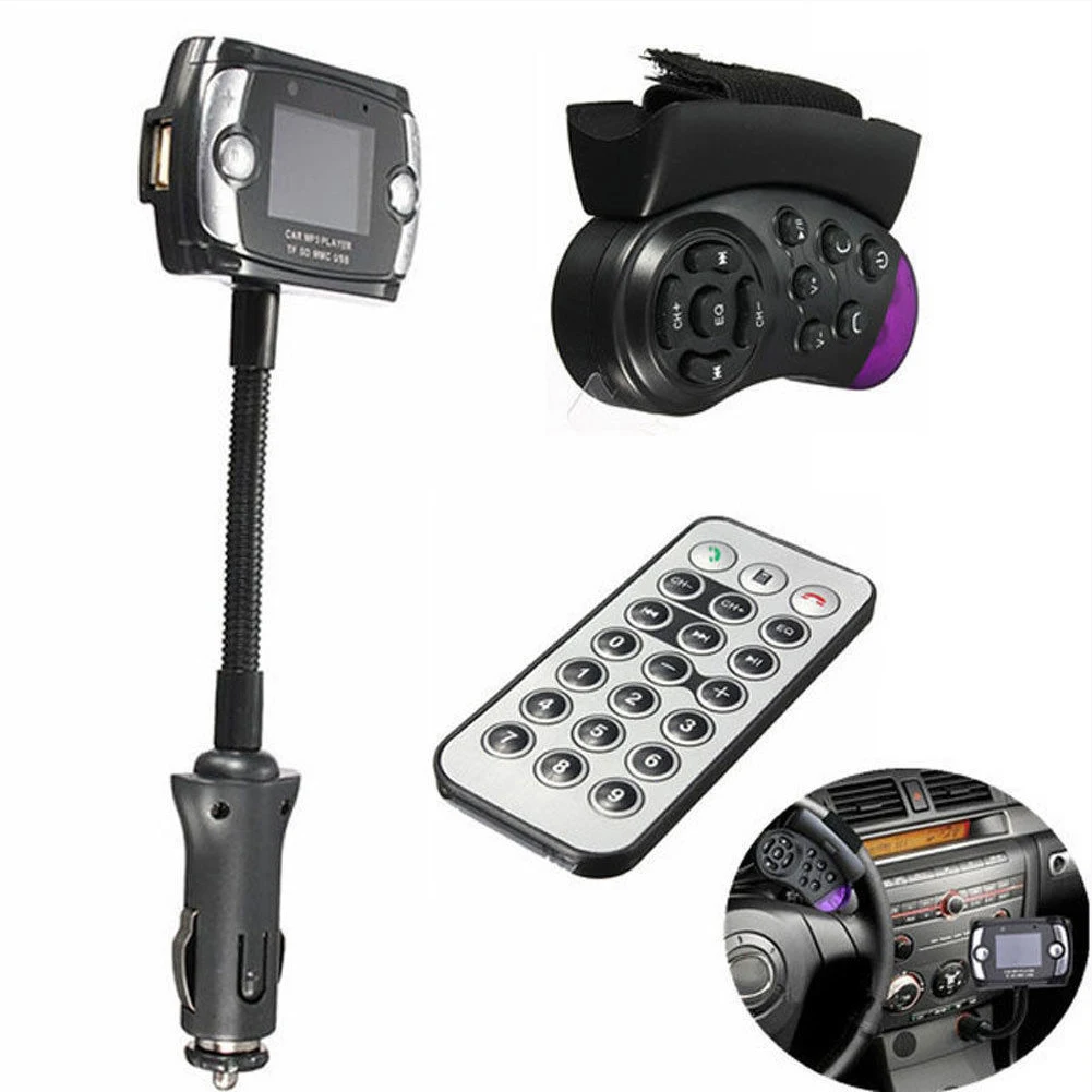 Bluetooth ЖК дисплей Автомобильный комплект MP3 плеер fm передатчик модулятор USB