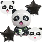 Воздушные шары из фольги в виде панды, 5 шт.лот