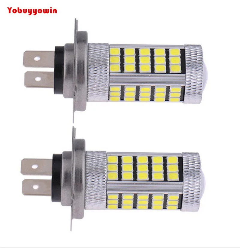 Лампада Automotiva Efeito branca 2835 Samsung 63smd чип светодиоды 6 000 k Farol Carro Moto H7|farol carro|led farol motofarol