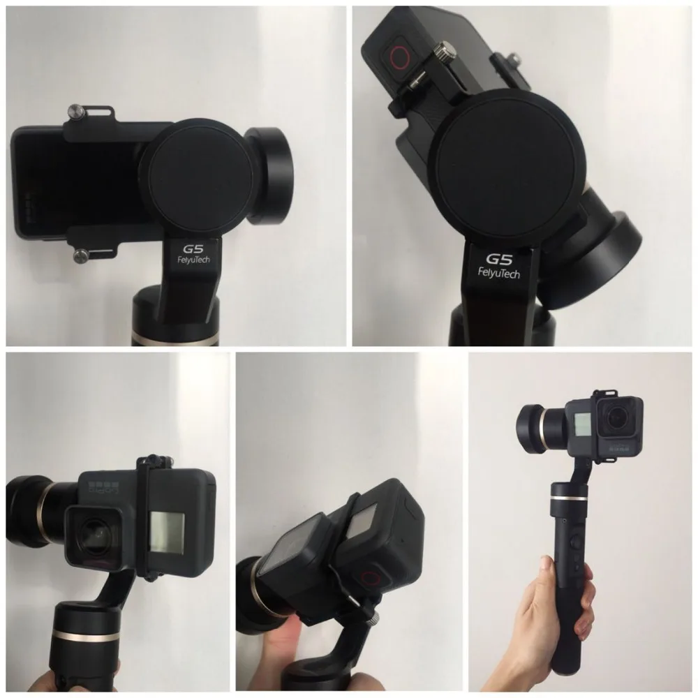 Feiyutech FY G5 Ручные стабилизаторы 3 оси Бесщеточный Стабилизатор для GoPro Hero5 5 4 Xiaomi Yi 4 К SJ AEE действие камеры брызг
