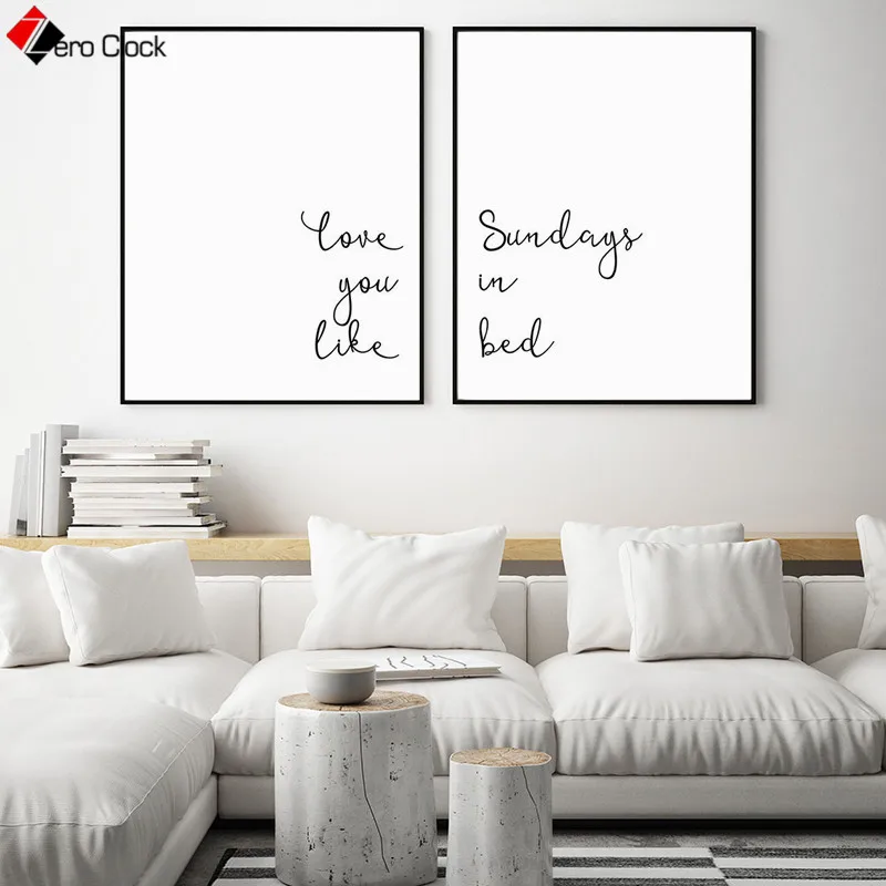 Семейный Романтический постер с цитатами картины надписями о любви современное