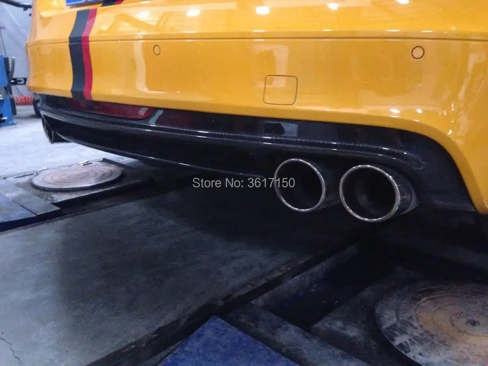 

Rear Lip Designed For Audi TT TTS Of The OEM Style Carbon Fiber Material