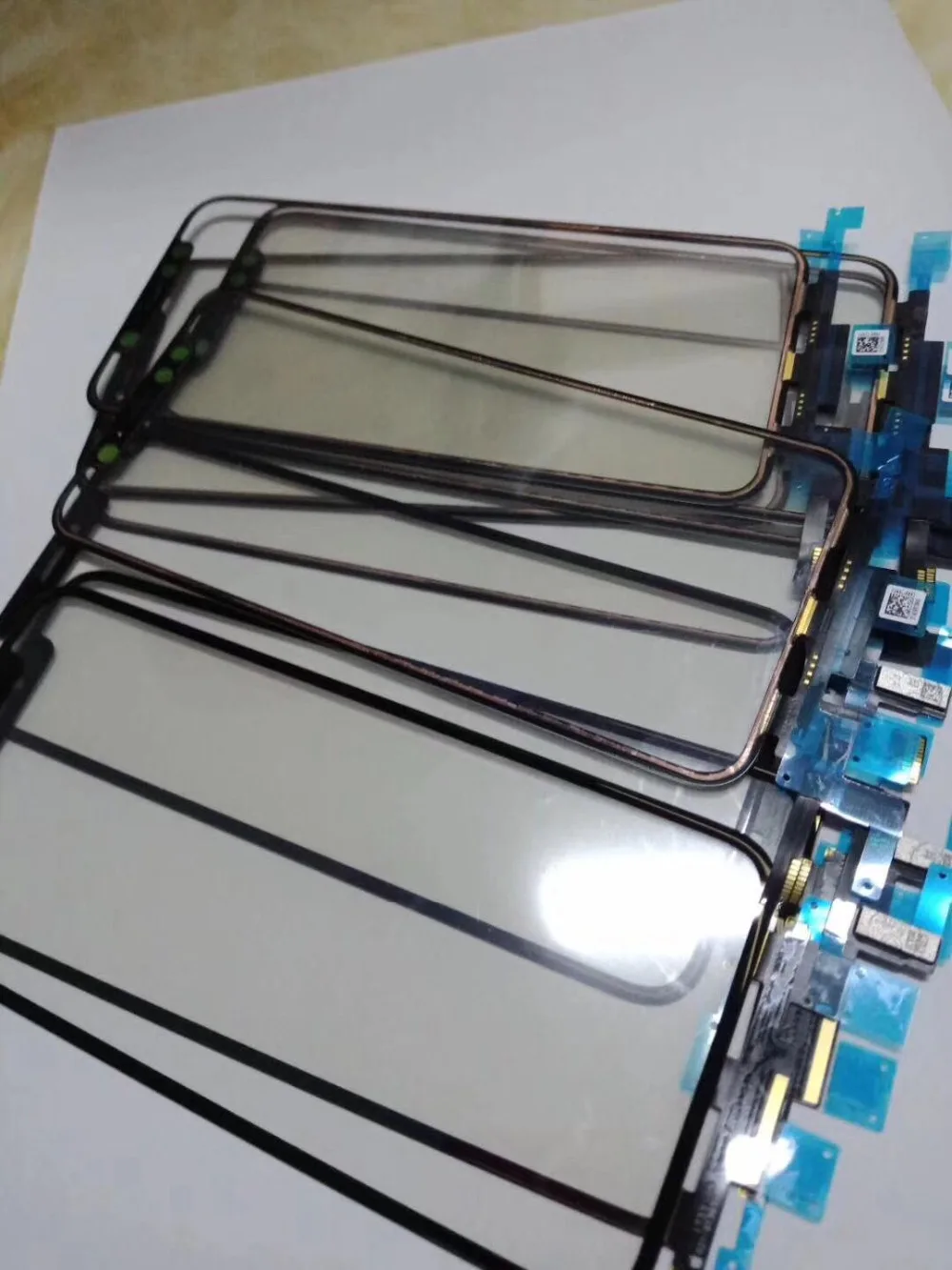 ЖК дисплей сенсорный экран для iPhone X Панель дигитайзер Переднее внешнее стекло