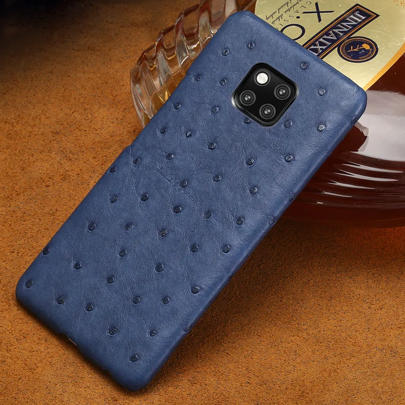 Чехол для huawei P20 P30 Lite mate 10 20 lite Pro Y6 Y9 P Smart чехол натуральный страусовый чехол для Honor 7X 7A 8X9 10 lite