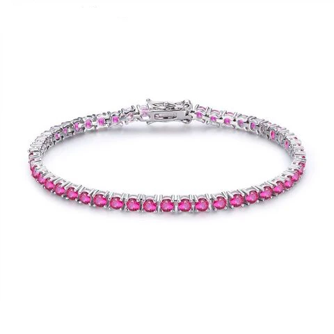 Женские Классические теннисные браслеты CMajor из стерлингового серебра 925 пробы с