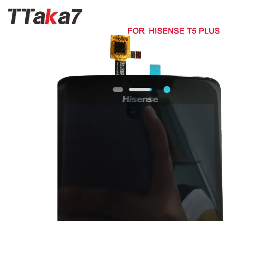 Для Hisense T5 Plus ЖК дисплей с кодирующий преобразователь сенсорного экрана в сборе