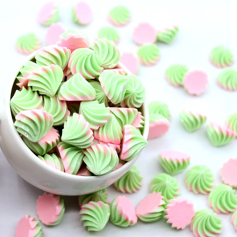 Green 10 Pieces 10 шт. мини сахар сладкие конфеты печенье кукольный домик миниатюрная кухня игрушка украшение - Цвет: Green 10 Pieces