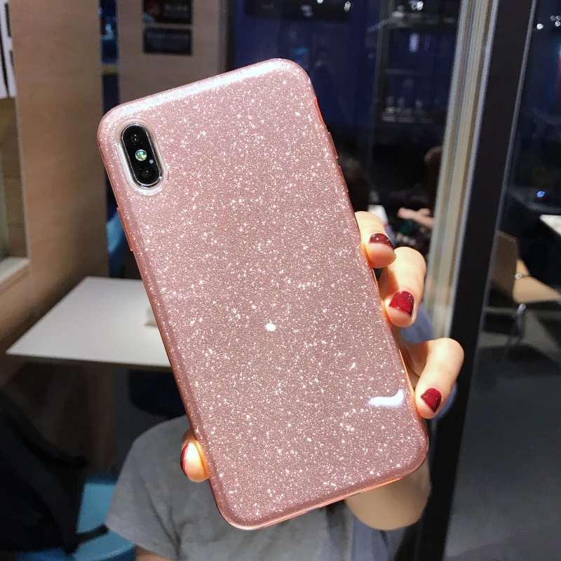 Роскошный блестящий Блестящий Мягкий чехол со звездами для iphone Xs Max, Силиконовый противоударный чехол для iphone XR 11 Pro Max, чехол для девочек