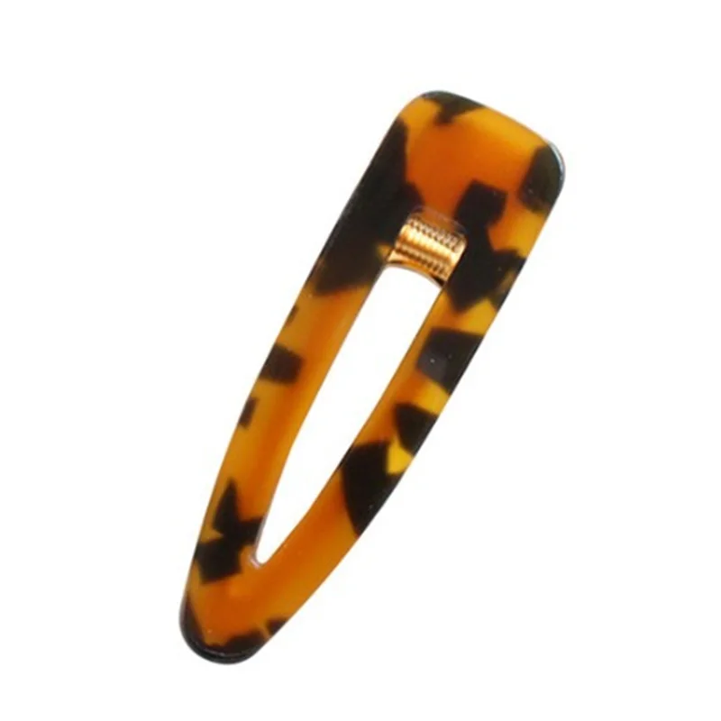 Акриловые Leopard модные женские туфли Заколки для волос заколки аксессуары для волос заколки для девушек Заколки для волос украшения
