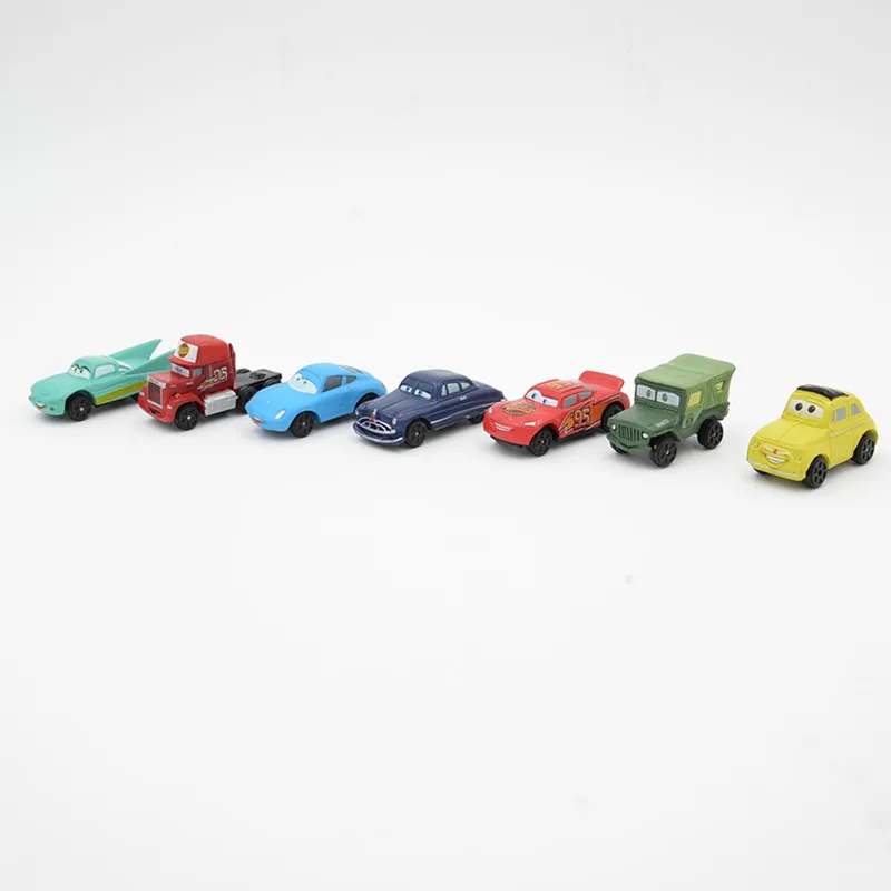 Disney Pixar Cars 14 шт./компл. 3-5 см мини Молния Маккуин ПВХ Экшн фигурки модели кукол