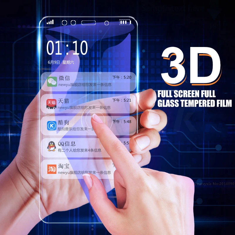 Полный прозрачный защитный Стекло на Для Сяо mi 5 6 8 Pro закаленное Экран протектор