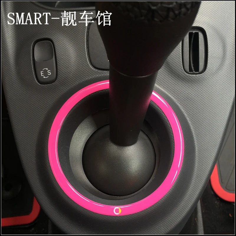 3D гелевая Автомобильная наклейка для SMART 453 Fortwo панель рычага переключения