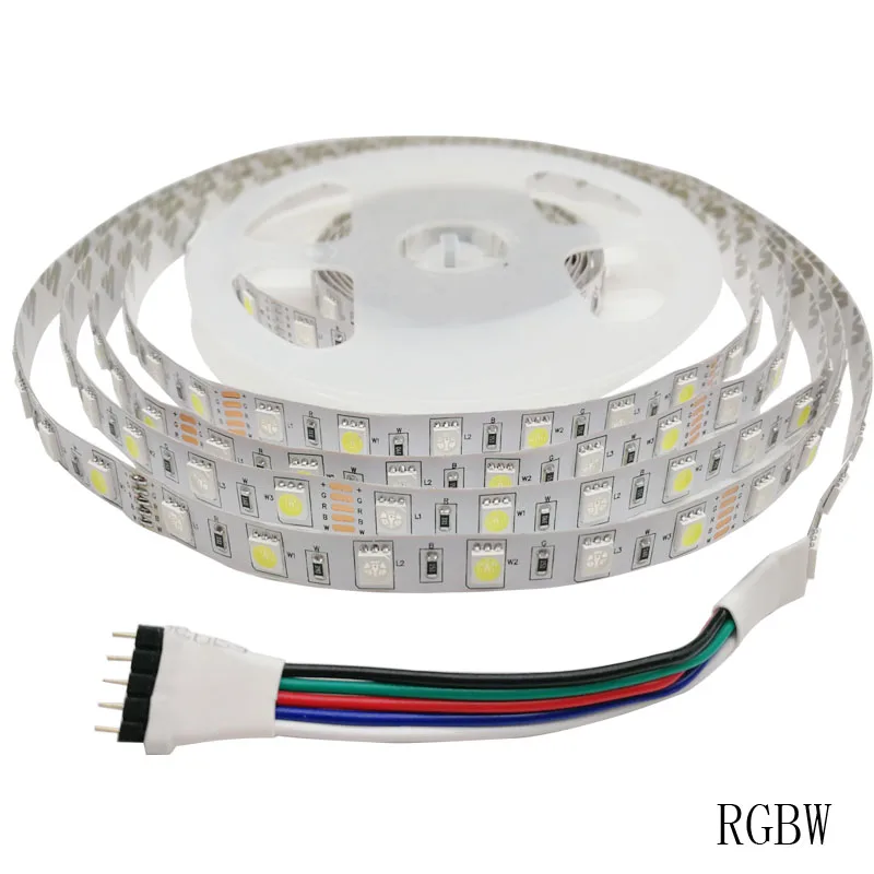 SMD 5050 60 светодиодов/м 5 м 10 м RGBW RGBWW RGB Светодиодная лента освещение Светодиодная лента Диодная лента Wifi контроллер DC 12 В адаптер Набор светодиодных лент