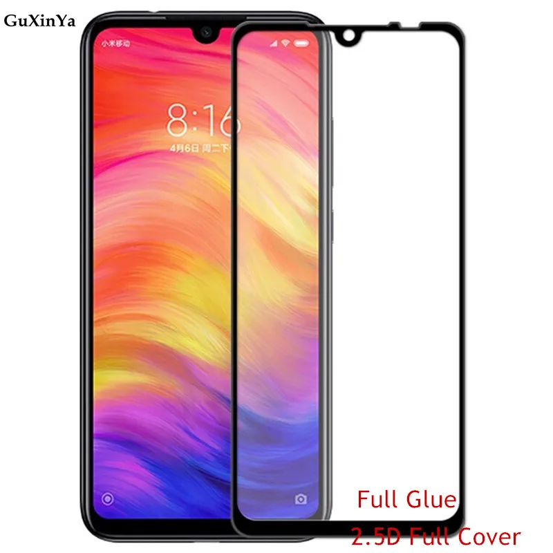 

Защитное стекло для экрана Xiaomi Redmi Note 7 полное клеевое закаленное стекло для Xiaomi Redmi Note 7 полное покрытие Стекло для телефона Redmi Note 7