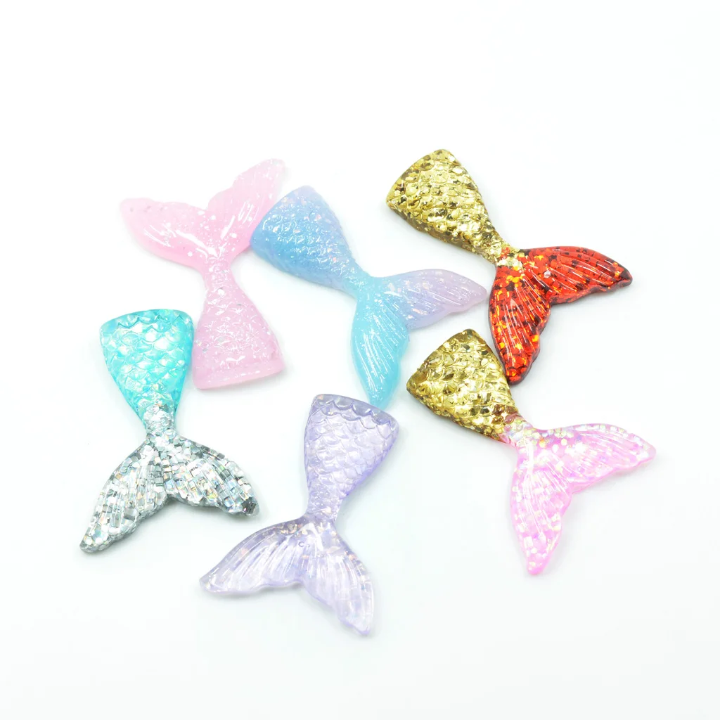 Ассорти Русалочка Морская звезда смолы Flatbacks ремесло Cardmaking украшения 20 шт