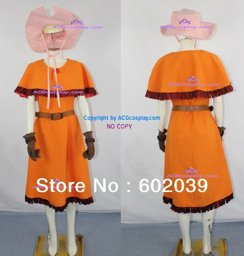 Digimon Приключения Mimi Tachikawa Косплей Костюм включает шапку и перчатки хорошее