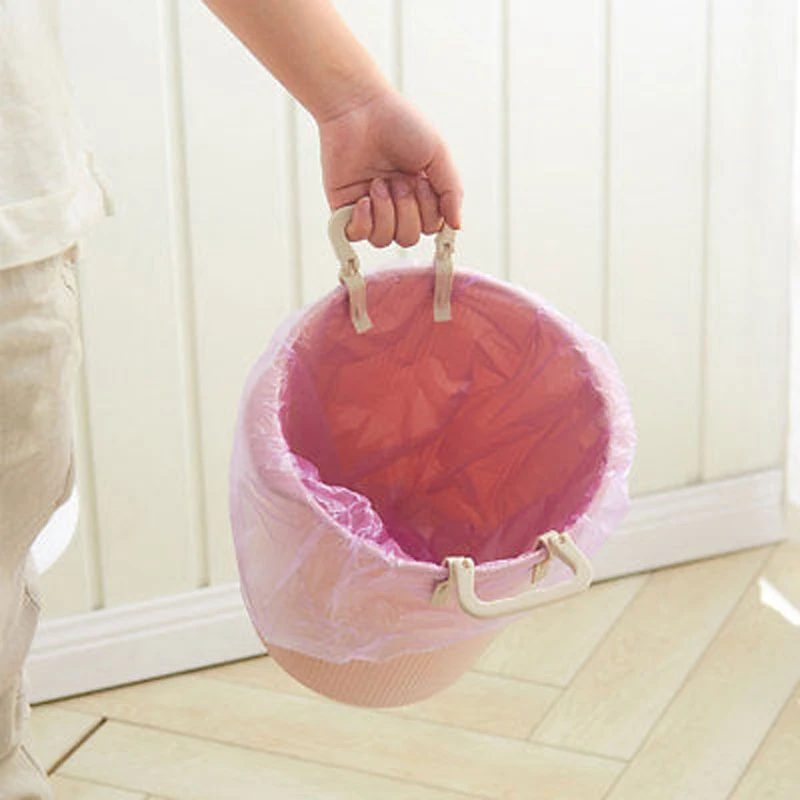 2 шт./компл. практические мусорный бак зажим Пластик мешок неподвижной заклепкой