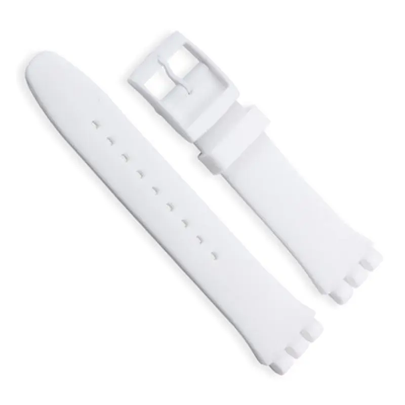 WatchbandHigh Quality Multicolor 17mm 19mm 20mm Silicone Rubber Watch Band Strap For Swatch Plastic Buckle | Наручные часы